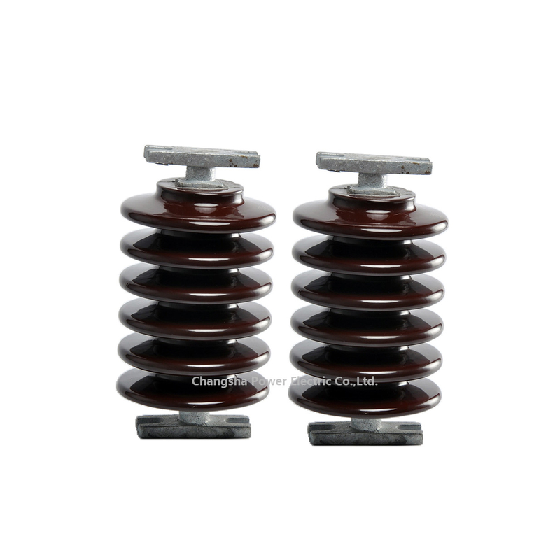 P-80 Tegangan Tinggi ANSI Line Post Porcelain Insulators Outdoor