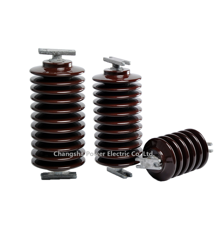 P-80 Tegangan Tinggi ANSI Line Post Porcelain Insulators Outdoor
