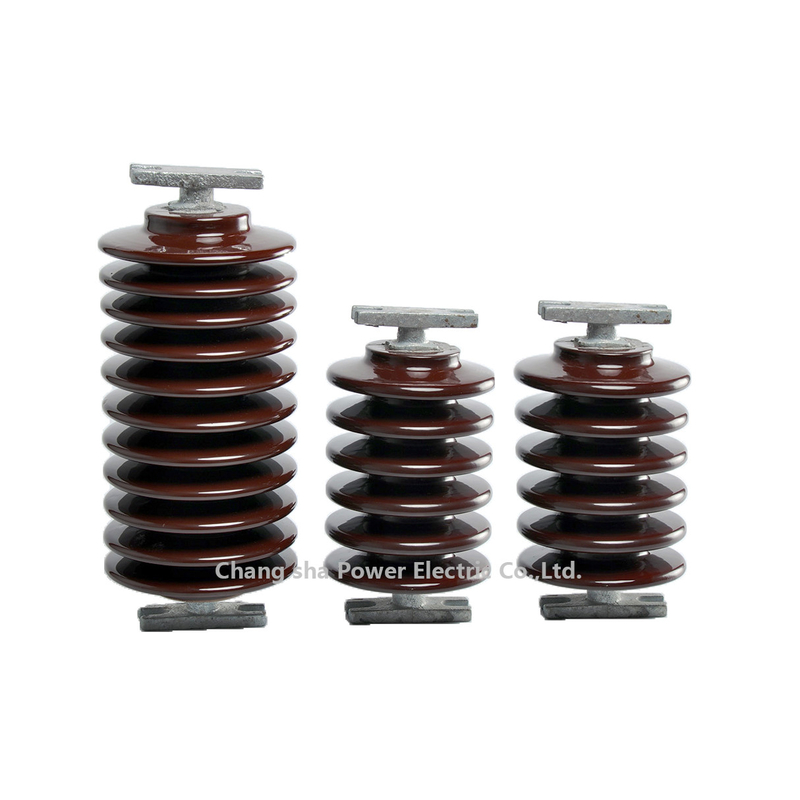 P-80 Tegangan Tinggi ANSI Line Post Porcelain Insulators Outdoor