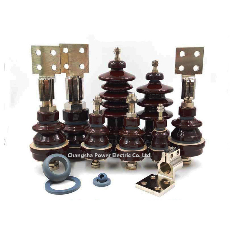 HV LV Porcelain Insulator Power Transformer Bushings Untuk Peralatan Listrik