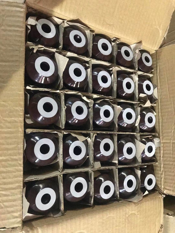 Warna Coklat / Putih 1kV 250A Porcelain Transformer Bushing
