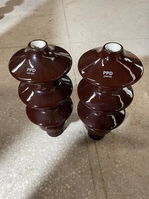 Brown Porcelain C-110 High Voltage Transformer Bushing / OEM