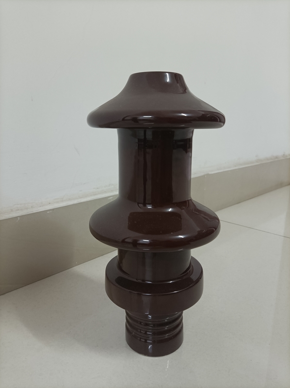 Brown Glazed Transformer Porcelain Bushing DT-10NF250 Untuk Trafo Minyak