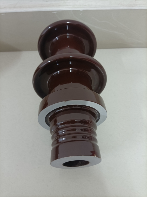 Brown Glazed Transformer Porcelain Bushing DT-10NF250 Untuk Trafo Minyak