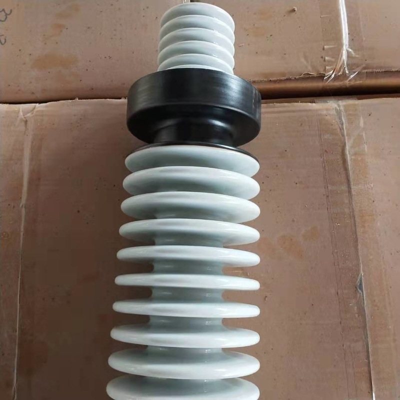Standar IEC 432mm Tinggi Gas Insulated Bushing Warna Putih OEM